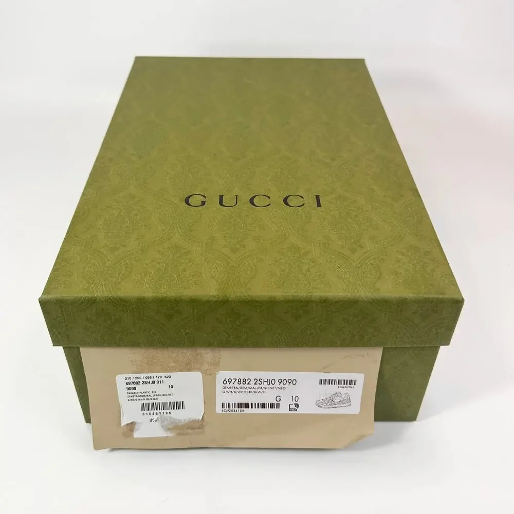 Gucci Distressed Basket Low Top Sneaker - Men’s 10.5